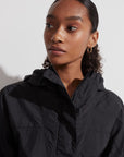 Black Terrace Windbreaker Jacket