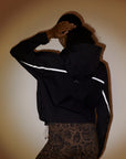 Black Terrace Windbreaker Jacket