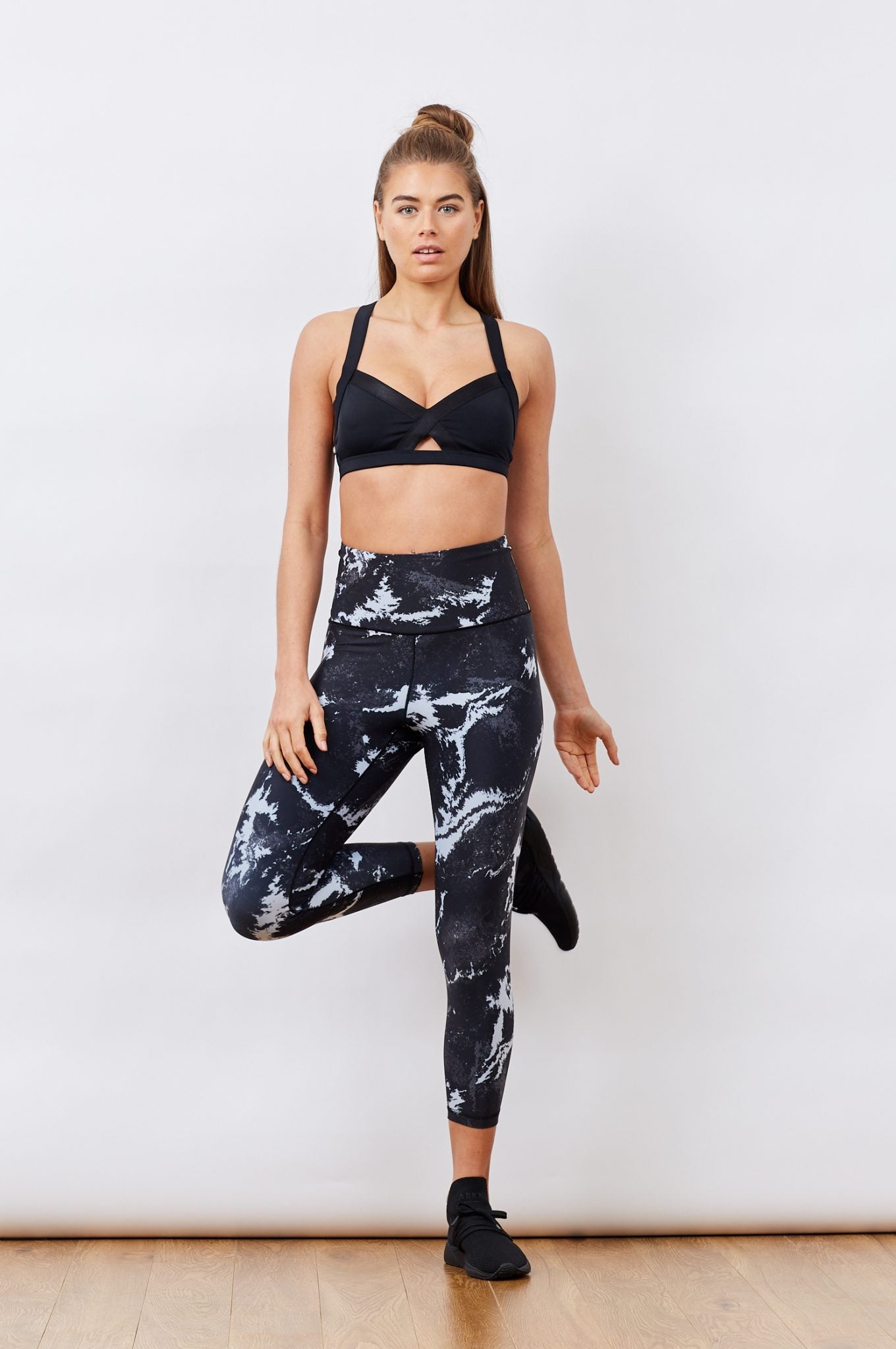 Marble print 3/4 Leggings