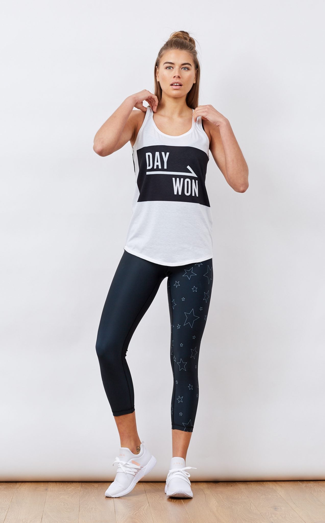 Star print 3/4 Leggings