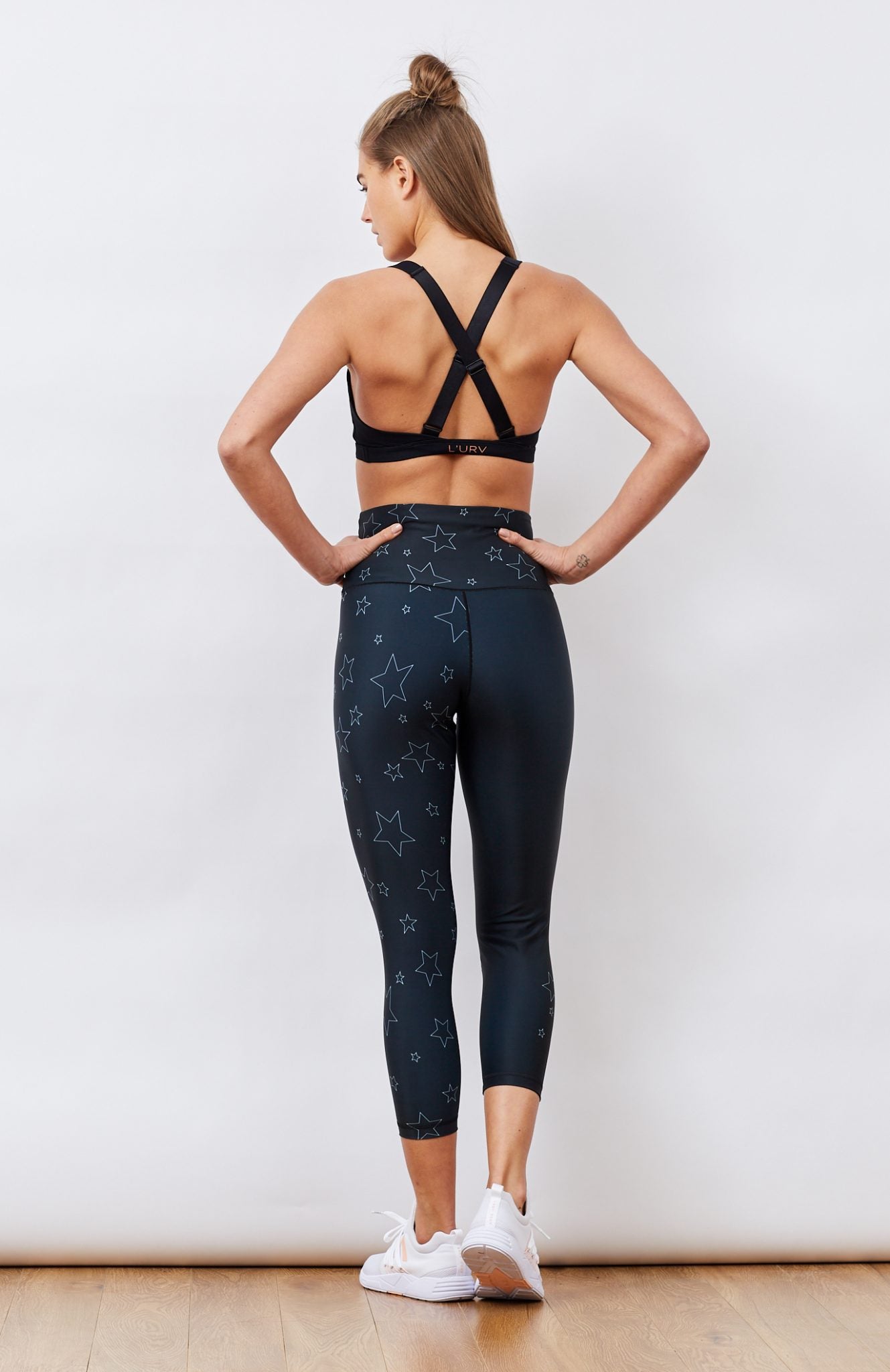 Star print 3/4 Leggings