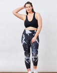 Marble print 3/4 Leggings