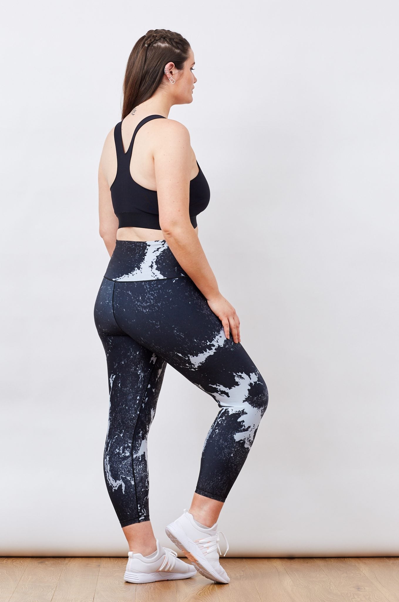 Marble print 3/4 Leggings