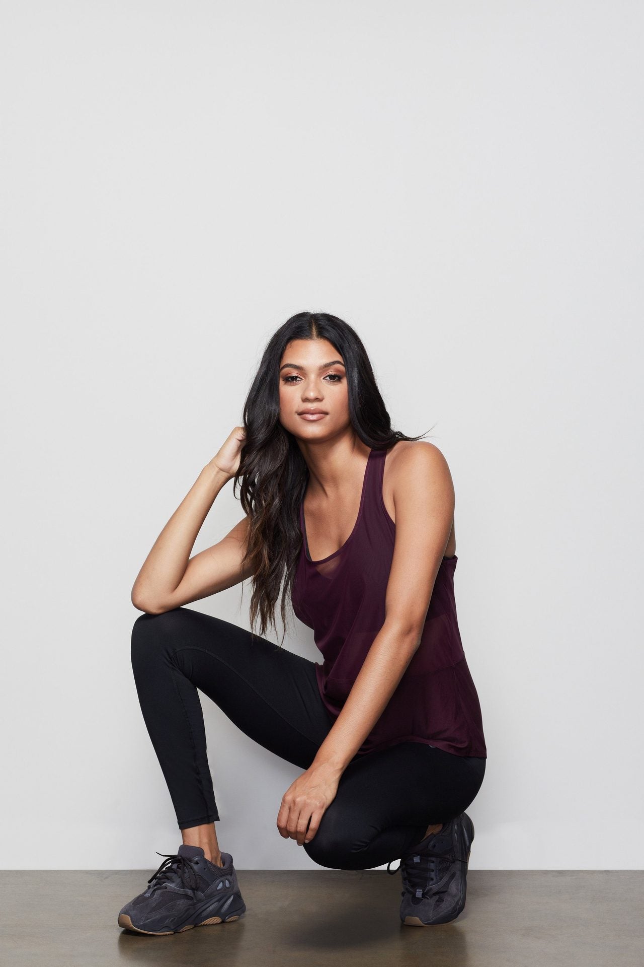 The Colour Blocked Running Tank Top