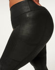 Leatherette Core Power Leggings