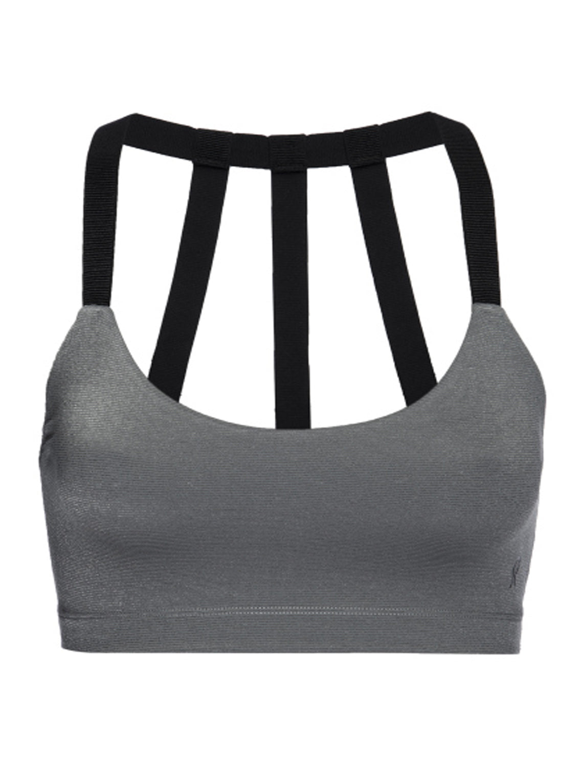 Shiny Rib Triple Back Bra