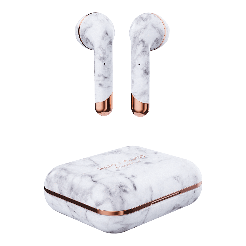 Limited Edition Air 1 White Marble Wireless Headphones