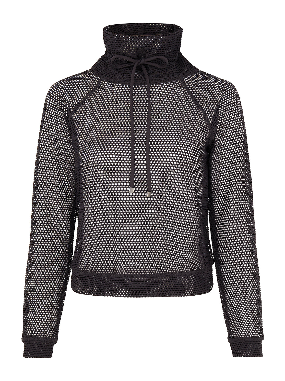Pump open mesh pullover