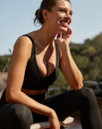 Black Let's Move Kellam Sports Bra