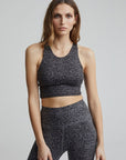Midnight Distorted Cheetah Harris Sports Bra