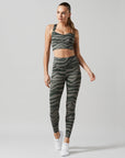 Dusty Olive Tiger Ariana Leggings