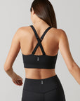 Black Baseline Sports Bra