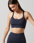Ink Blue Baseline Sports Bra
