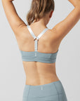 Liza Sorbet Green Sports Bra