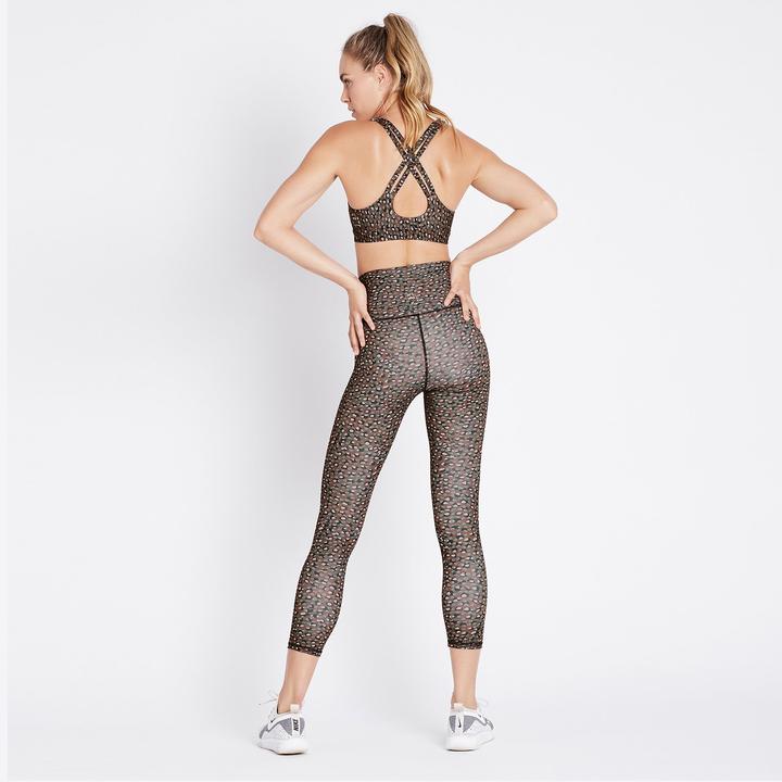 Dark Marsala Double Tempo Sports Bra