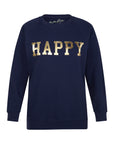 Gold Happy Sweatshirt