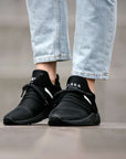 Raven Mesh S-E15 All Black Sneakers