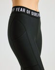 Black Hike Logo Leggings