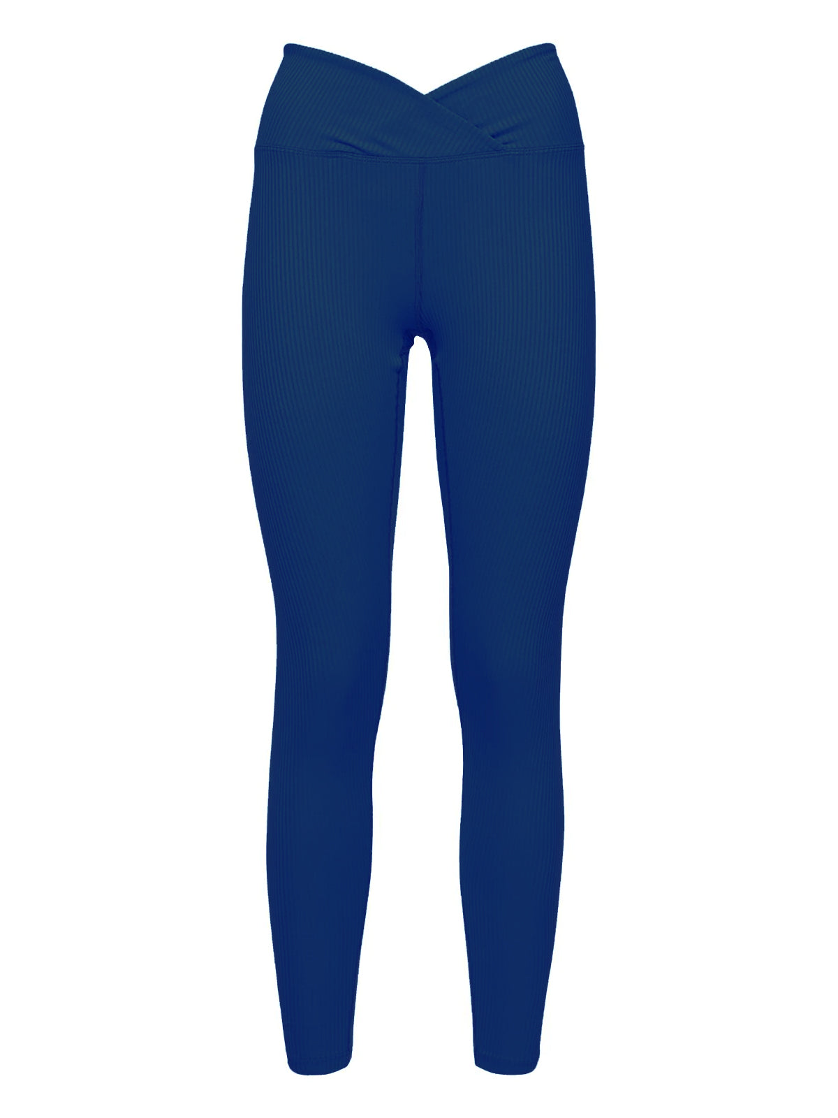 Navy Ribbed Veronica Leggings
