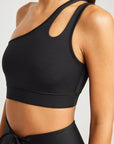 Black Robin Sports Bra