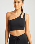 Black Robin Sports Bra