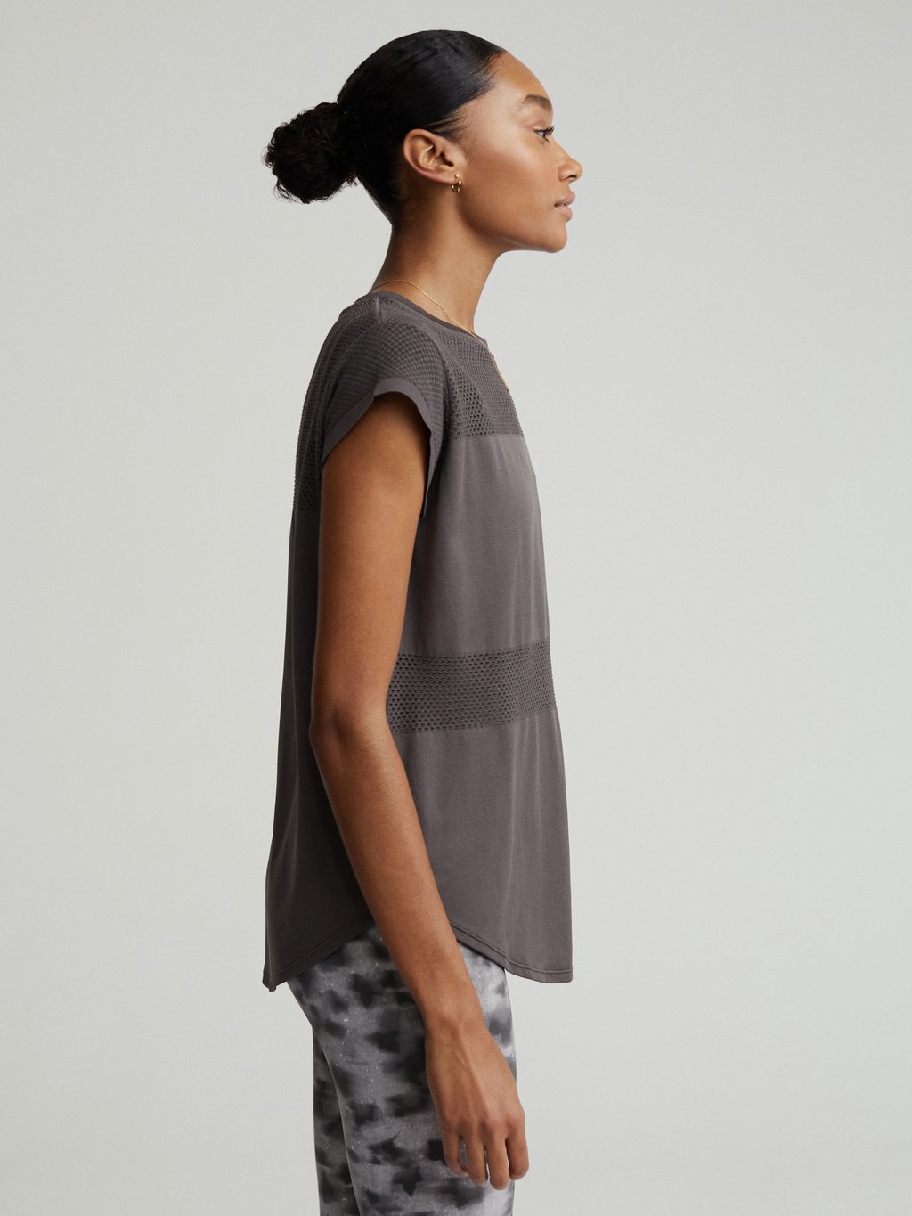 Deep Charcoal Seamless Carley Tee