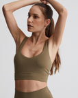 Dusty Green Always Edwards Sports Bra