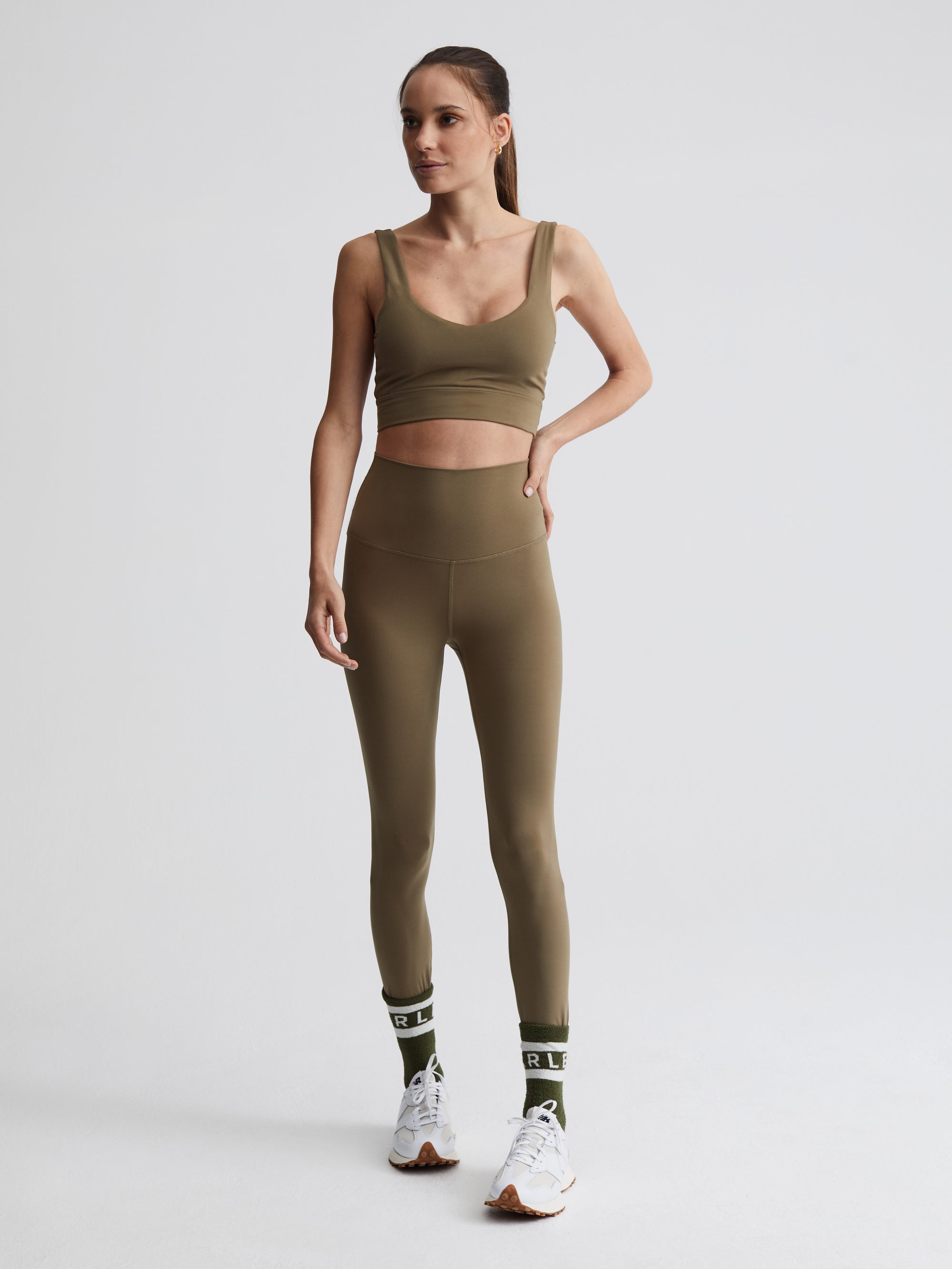 Dusty Green Always Super High 25" Leggings