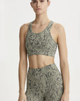 Distorted Grain Berkeley Sports Bra