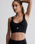 Scattered Shadow Let's Go Staunton Sports Bra