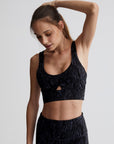 Scattered Shadow Let's Go Staunton Sports Bra