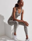 Sage Snake Noise Let's Go Running Leggings