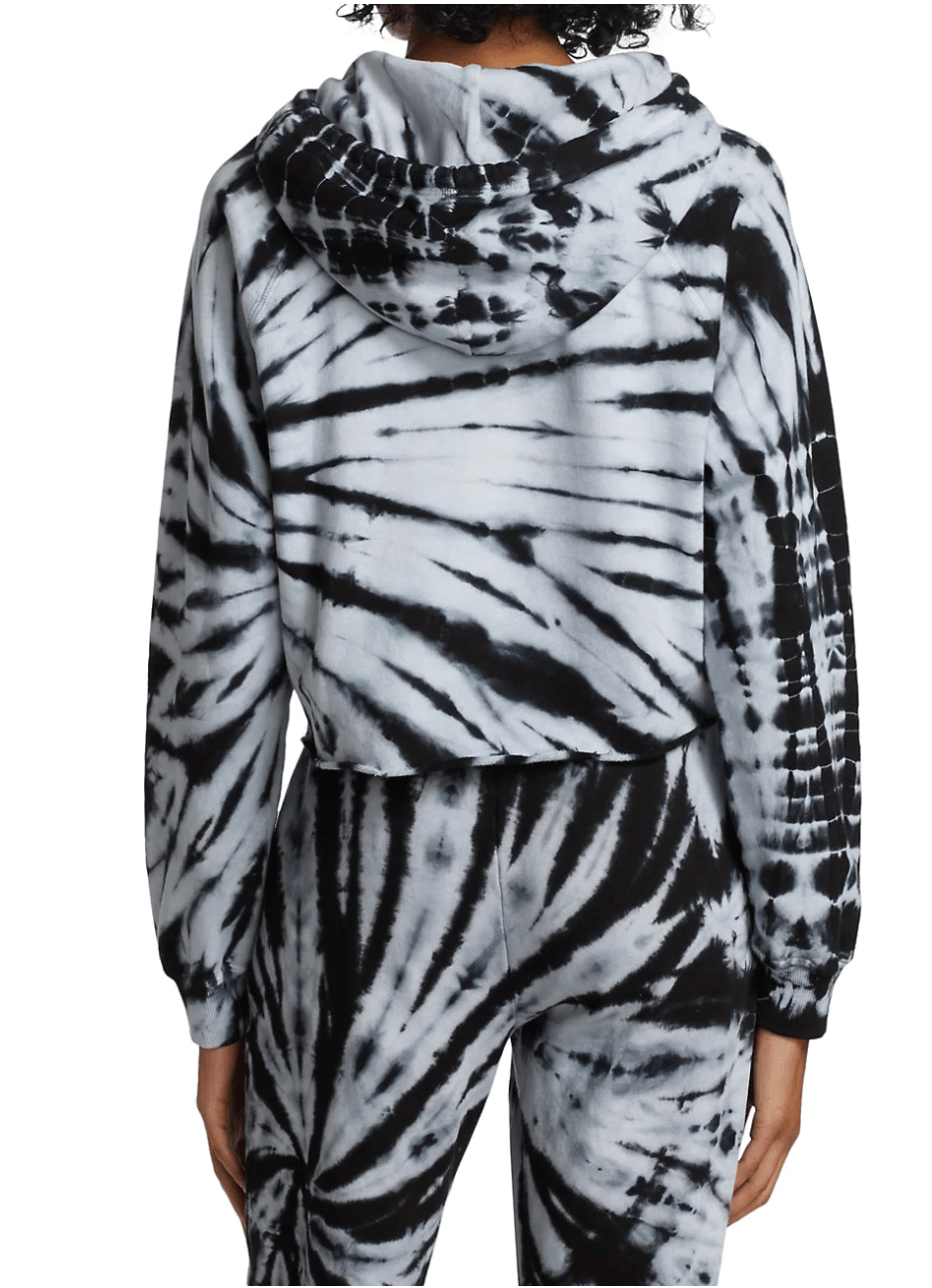 Tie-dye Cropped Hoodie