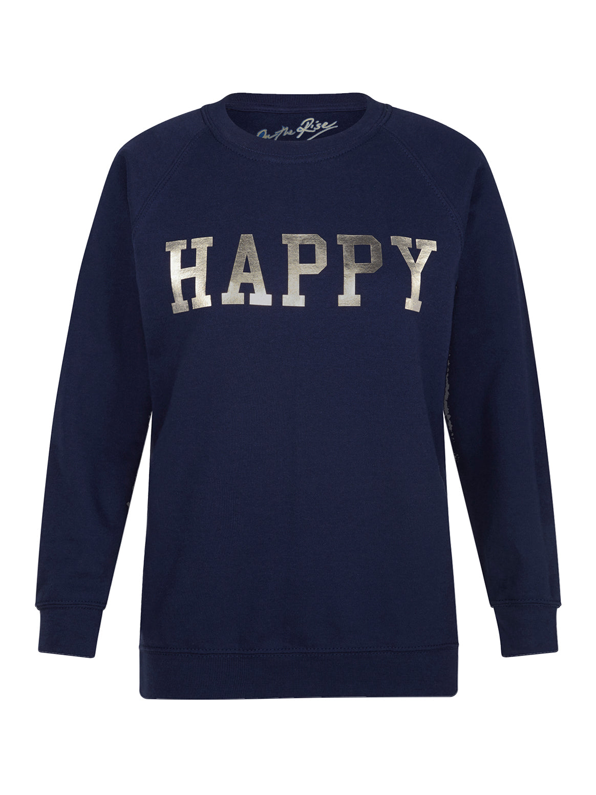 Silver Happy Sweatshirt