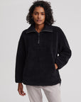 Black Stratton Sherpa Jacket