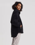 Black Stratton Sherpa Jacket