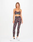 Gardenia Floral Midi Leggings