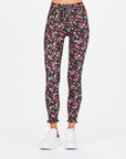 Gardenia Floral Midi Leggings