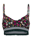 Gardenia Floral Ballet Sports Bra