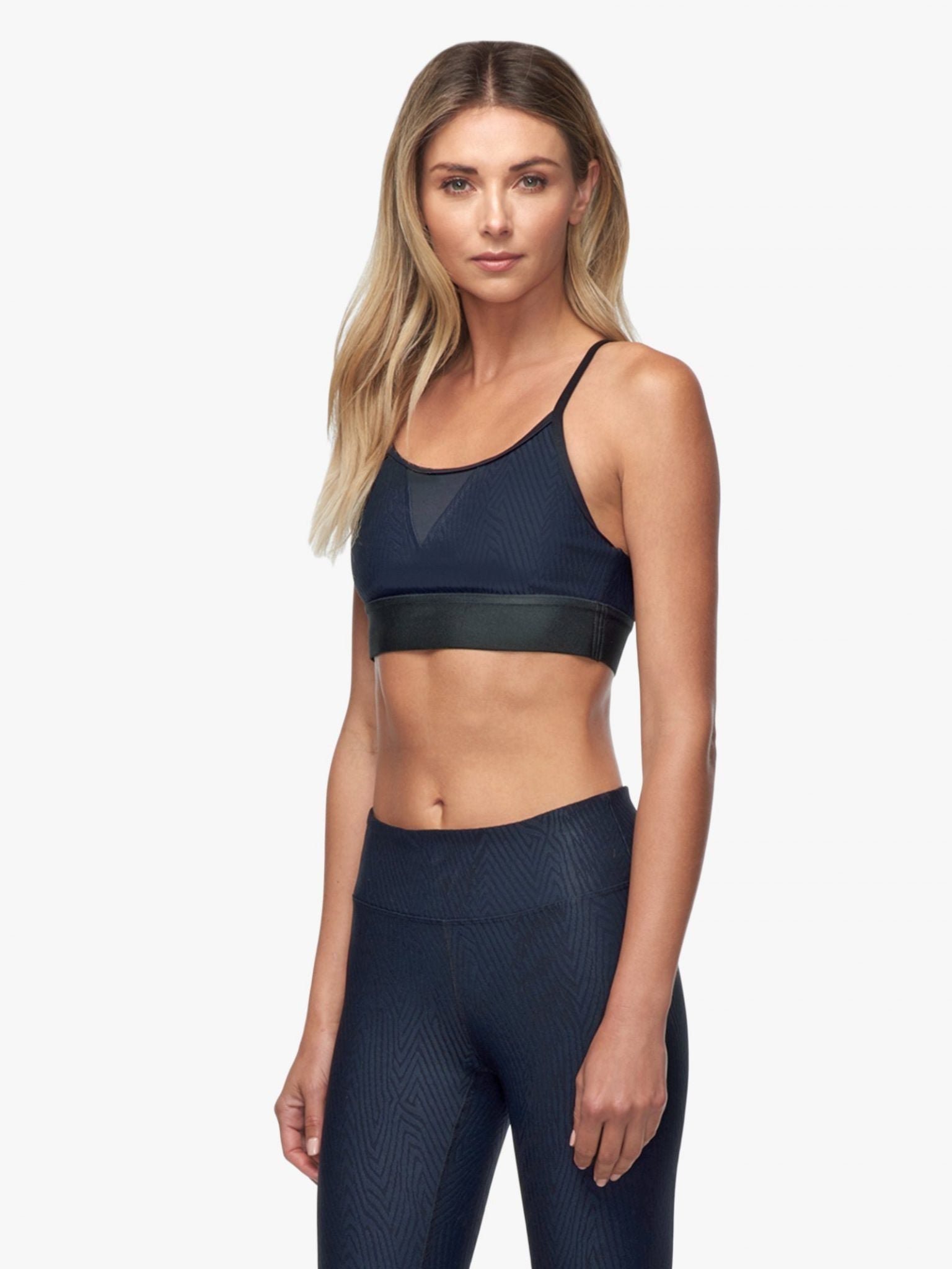 Midnight Blue Trifecta Versatility Sports Bra