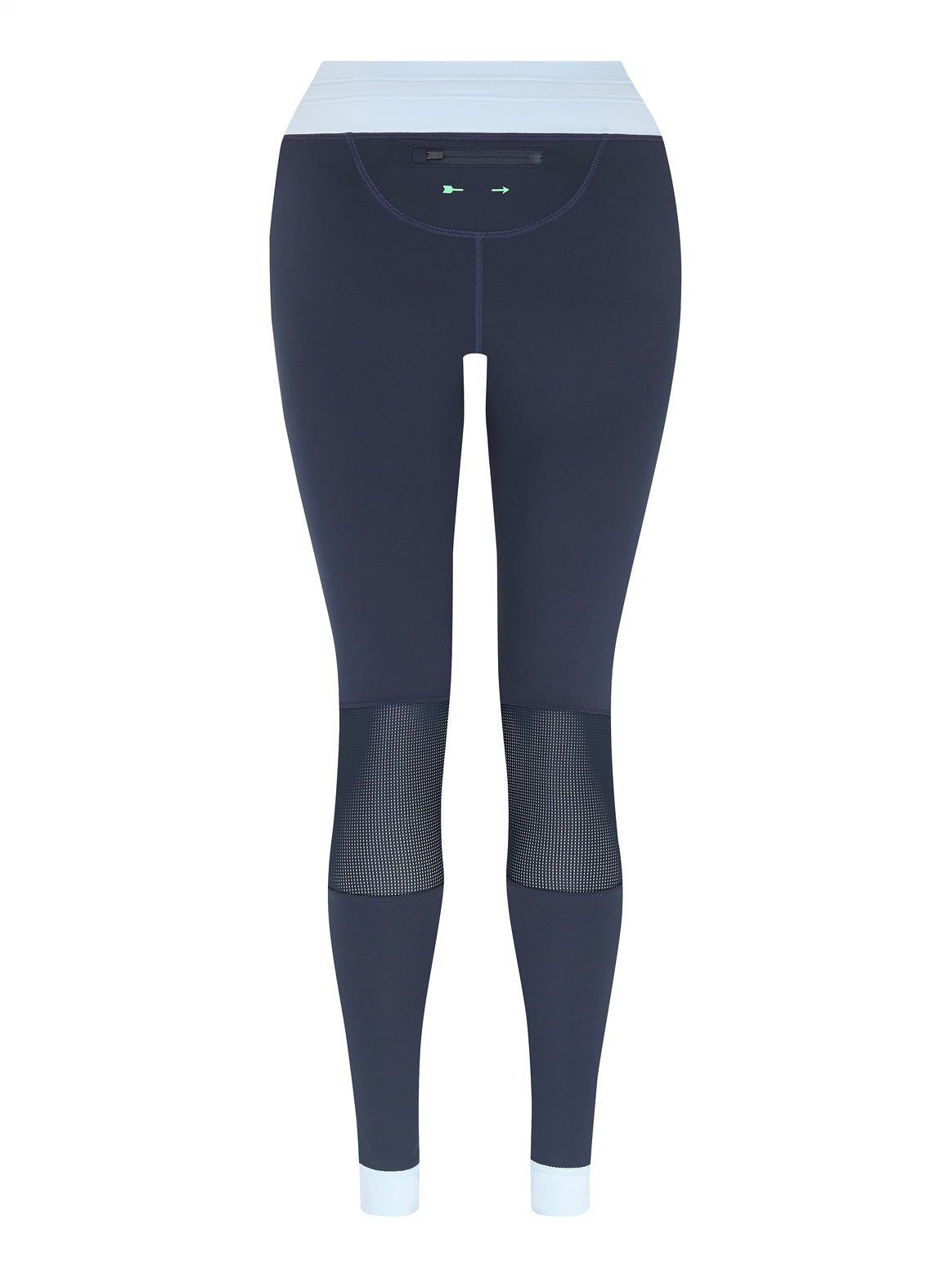 Colour Block Matte Midi leggings