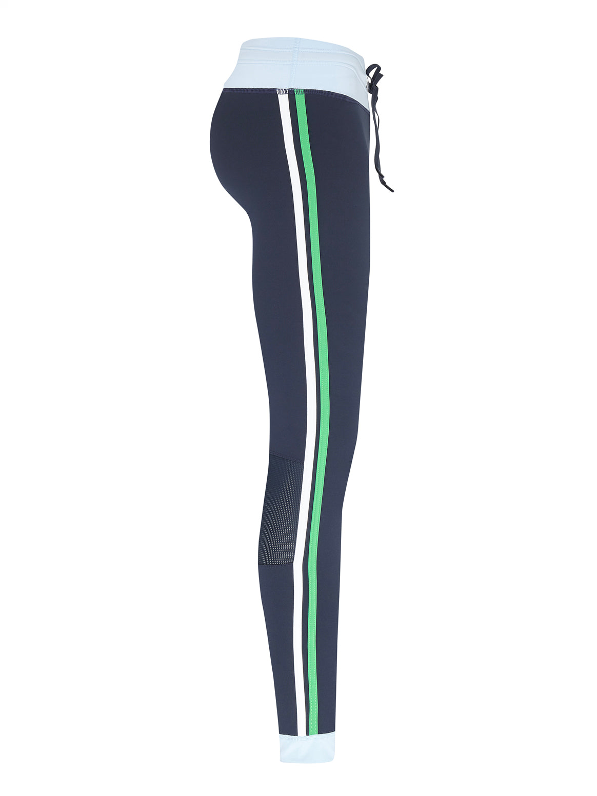 Colour Block Matte Midi leggings