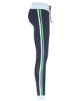 Colour Block Matte Midi leggings
