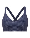 Navy Polka Dot Sophie Sports Bra