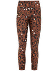 Tobacco Leopard Midi Leggings