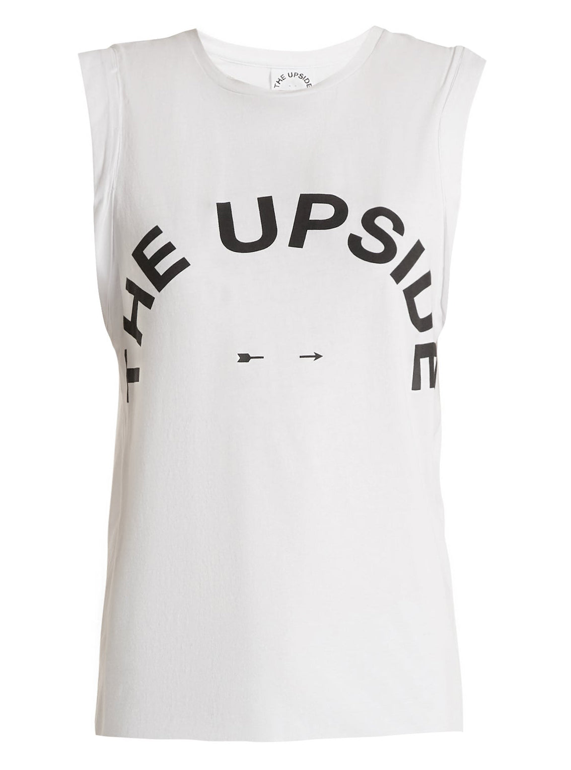 White Muscle Tank Top