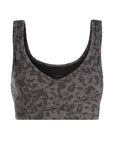 Blackened Distorted Animal Let's Move Kellam Sports Bra