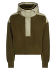 Dark Olive Mix Carter Half Zip Pullover