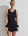 Black Powell Tennis Skort