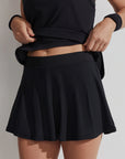 Black Powell Tennis Skort